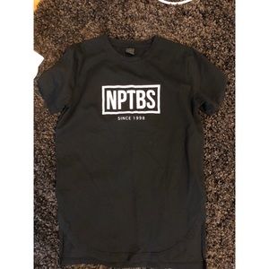 NappyTabs Black Long T Shirt